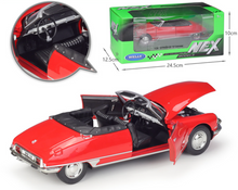 Load image into Gallery viewer, WELLY 1:24 DS 19 Cabriolet Convertible Sports Model Diecast Metal Car Display