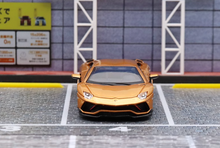 Load image into Gallery viewer, HF 1:64 Gold LP780-4 Super Racing Sports Model Diecast Metal Car New