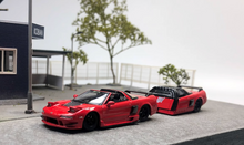 Load image into Gallery viewer, FY 1:64 Red JDM NSX TRA Camper Trailer Sports Model Diecast Metal Car New