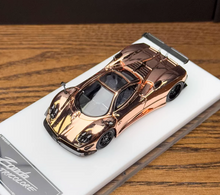 Load image into Gallery viewer, HH 1:64 Plating Copper Zonda Tricolore Sports Model Diecast Metal Car New Collection