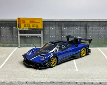 Load image into Gallery viewer, CM 1:64 Blue Zonda Super Racing Sports Model Diecast Metal Car