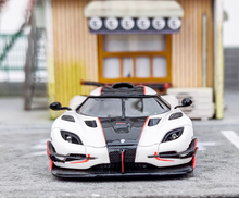 Load image into Gallery viewer, Scalemini 1:64 White One 1 Super Racing Sports Model Diecast Resin Car