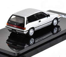 Load image into Gallery viewer, HobbyJapan 1:64 1984 Silver CIVIC Si E-AT Later Model Diecast Metal Car New Collection