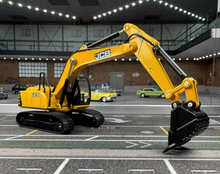 Load image into Gallery viewer, 1:76 Yellow JCB Construction Excavator Digger Model Diecast Metal New Collection