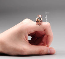 Load image into Gallery viewer, 1:64 Painted Unpainted Figure Model Miniature Resin Diorama Man Sitting in Chair New