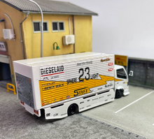 Load image into Gallery viewer, Microturbo 1:64 LB Flatbed Container Truck Model Diecast Metal Car