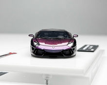 Load image into Gallery viewer, Tardis 1:64 Purple LP700-4 Racing Sports Model Diecast Resin Car New Collection