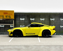 Load image into Gallery viewer, MINIGT 1:64 Yellow Nissan Z Pandem Ikazuchi Sports Model Diecast Metal Car New Collection