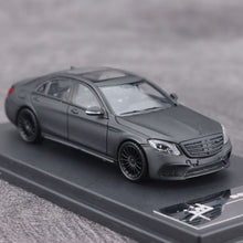 Load image into Gallery viewer, King 1:64 Matte Black AMG S65 W222 Luxury Sports Model Diecast Metal Car New Collection