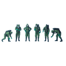 Load image into Gallery viewer, 1:64 Painted Figure Mini Model Miniature Resin Diorama Special Forces Army Green