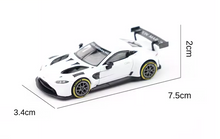 Load image into Gallery viewer, XCARTOYS 1:64 White Vantage GT3 Racing Sports Model Diecast Metal Car New