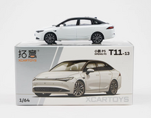 Load image into Gallery viewer, XCARTOY 1:64 White Xpeng P5 EV Sedan Sports Model Diecast Metal Car New Collection