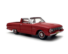 Load image into Gallery viewer, 1:87 1960 Red Falcon Ranchero Pickup Truck Model Diecast Metal Car New Collection
