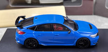 Load image into Gallery viewer, Motorhelix 1:64 Blue JDM Civic Type R FL5 Sports Model Diecast Metal Car New