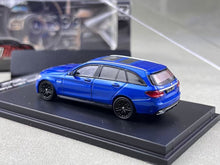 Load image into Gallery viewer, DCM 1:64 Blue C63S AMG S205 Wagon Touring Sports Model Diecast Metal Car New Collection
