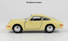 Load image into Gallery viewer, WELLY 1:36 Yellow 1954 911 Classic Racing Sports Model Diecast Toy Metal Car