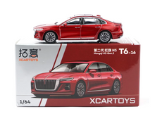 Load image into Gallery viewer, XCARTOYS 1:64 Red Hongqi H5 Sedan Model Toy Diecast Metal Car New