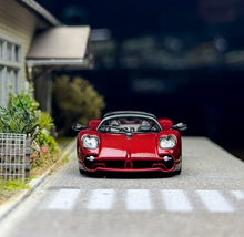 Load image into Gallery viewer, LCD 1:64 Red Carbon Utopia Roadster Sports Model Diecast Metal Car New Collection