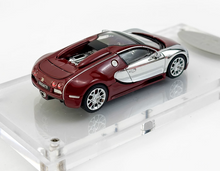 Load image into Gallery viewer, Mortal 1:64 Plating Silver Red Veyron SS Sports Model Diecast Metal Car New Collection