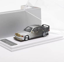 Load image into Gallery viewer, DCM 1:64 Silver 190E W201 EVO Sedan Racing Sports Model Diecast Metal Car New Collection