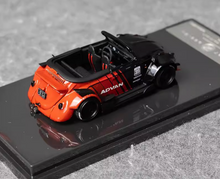 Load image into Gallery viewer, INSPIRE 1:64 Advan VW RWB Beetle Convertible Sport Model Diecast Metal Car New Collection
