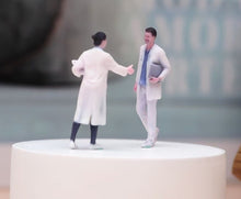 Load image into Gallery viewer, 1:64 Painted Figure Model Miniature Resin Diorama Sand Doctor Surgeon Lady Man A