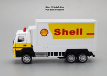 Load image into Gallery viewer, CCA 1:72 Volvo Shell Container Delivery Truck Model Toy Diecast Metal Car BN