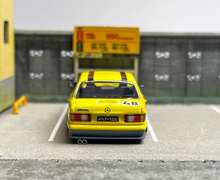 Load image into Gallery viewer, Master 1:64 Yellow 560SEL W126 VIP Low Sedan Sport Model Diecast Metal Car BN