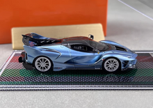 Load image into Gallery viewer, U2 1:64 Ice Blue FXXK EVO Super Racing Sports Model Diecast Resin Car New Collection