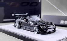 Load image into Gallery viewer, MT 1:64 Metallic Black S2000 Pandem Sports Model Diecast Metal Car BN