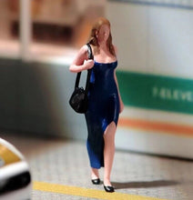 Load image into Gallery viewer, 1:64 Painted Figure Model Miniature Resin Diorama Sand Lady Sexy Girl Walking Collection