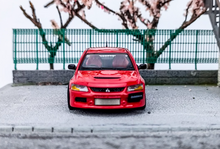 Load image into Gallery viewer, CM 1:64 JDM Red EVO Lancer 9 IX Engine Sports Model Diecast Metal Car New