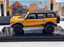 Load image into Gallery viewer, Shadow 1:64 Yellow Bronco ORV SUV 4 Doors Sports Model Diecast Metal Car New Collection