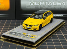 Load image into Gallery viewer, Mortal 1:64 HEC Yellow F81 M3 CS Wagon Touring Model Diecast Metal Car New Collection
