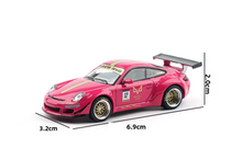 Load image into Gallery viewer, Poprace 1:64 Red RWB 997 #12 Sports Model Diecast Metal Car New Collection