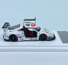 Load image into Gallery viewer, DK 1:64 HEC White F40 #58 Sports Open Model Diecast Metal Car New Collection