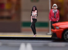 Load image into Gallery viewer, 1:64 Painted Figure Model Miniature Resin Diorama Toy Sand Pretty Woman Beauty