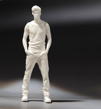 Load image into Gallery viewer, 1:64 Painted Unpainted Figure Model Miniature Resin Diorama Man Hand in Pocket