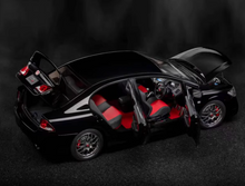 Load image into Gallery viewer, WELL 1:18 Black JDM Civic Vtec Type R FD2 Sports Diecast Model Metal Car New