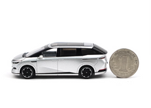 Load image into Gallery viewer, XCARTOY 1:64 Silver Xpeng X9 EV MPV Van Sports Model Diecast Metal Car New Collection