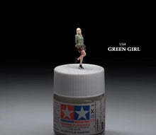 Load image into Gallery viewer, 1:64 Painted Figure Mini Model Miniature Car Scenes Resin Girl Mini Skirt Lady