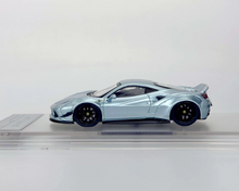 Load image into Gallery viewer, 1:64 Prism Ice Blue 488 Widebody Sports Model Diecast Metal Car New Collection
