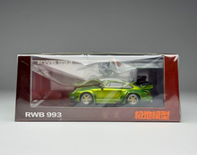 Load image into Gallery viewer, MH 1:64 Green RWB 993 Engine Sports Model Diecast Metal Car New Collection