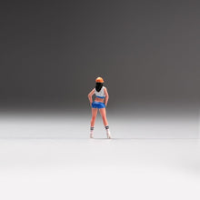 Load image into Gallery viewer, 1:64 Painted Figure Model Miniature Resin Diorama Sand Toy Baseball Cap Girl New