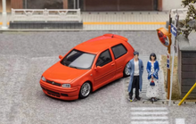 Load image into Gallery viewer, FH 1:64 Orange VW Golf GTI MK4 2 Doors Coupe Sport Model Diecast Metal Car New