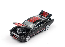 Load image into Gallery viewer, Poprace 1:64 Black Red Shelby Mustang GT500 Sports Model Diecast Metal Car New Collection