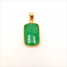 Load image into Gallery viewer, Nature Jade Ping An Plaque Pendant Necklace Gift Jewelry charm Blessing Luck
