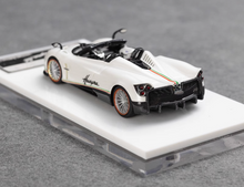 Load image into Gallery viewer, 1:64 Flame White Huayra BC Convertible Sports Model Diecast Resin Car New Collection