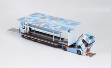 Load image into Gallery viewer, 1:64 Scania S730 Blue Enclosed Double Deck Truck Model Diecast Metal Car New
