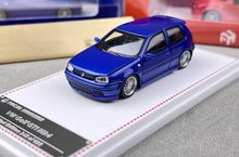 Load image into Gallery viewer, FH 1:64 Blue VW Golf GTI MK4 2 Doors Coupe Sports Model Diecast Metal Car New
